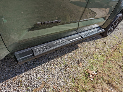 Barricade S6 Running Boards; Black (22-25 Tundra CrewMax)