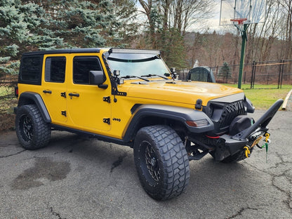 Barricade Stubby Winch Front Bumper with Stinger Bar (18-25 Jeep Wrangler JL)