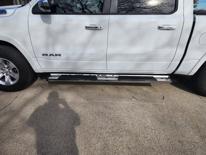 Barricade S6 Running Boards; Stainless Steel (19-25 RAM 1500 Crew Cab)