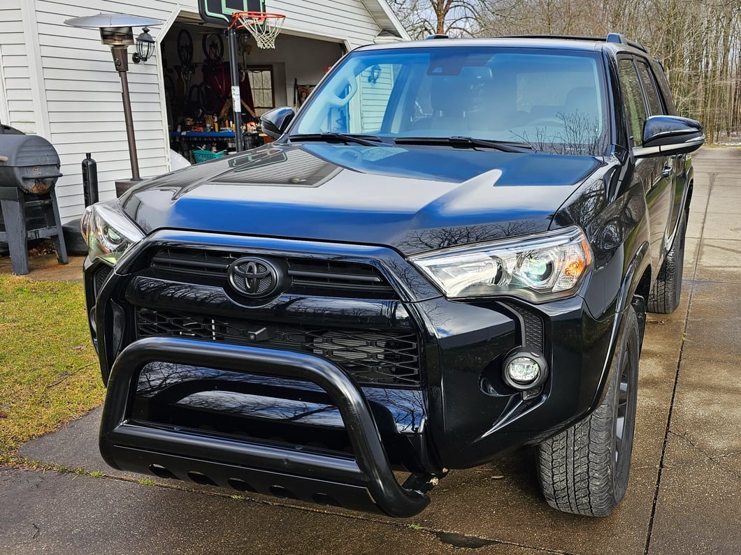 Barricade 3-Inch Bull Bar; Black (10-24 4Runner w/o Front Parking Sensors, Excluding 14-24 Limited & Nightshade)