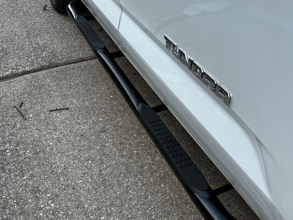 Barricade 3-Inch Side Step Bars; Black (22-25 Tundra CrewMax)