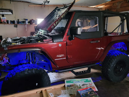 Barricade HD Drop Side Step Bars (07-18 Jeep Wrangler JK 2-Door)