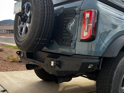 Barricade HD Rear Bumper with LED Fog Lights (21-25 Bronco, Excluding Raptor)