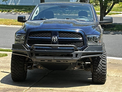 Barricade Pre-Runner Front Bumper with Skid Plate (13-18 RAM 1500, Excluding Rebel)