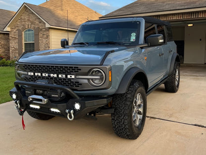 Barricade Trail Force HD Front Bumper with LED Fog Lights (21-25 Bronco, Excluding Raptor)