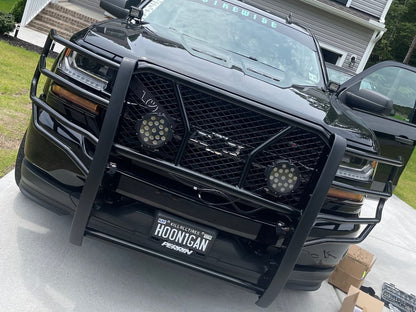 Barricade Modular Extreme HD Grille Guard; Black (14-18 Silverado 1500)