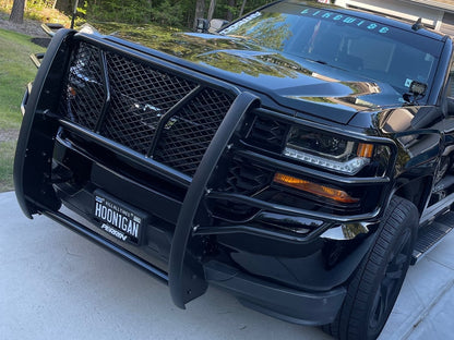 Barricade Modular Extreme HD Grille Guard; Black (14-18 Silverado 1500)