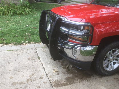 Barricade Modular Extreme HD Grille Guard; Black (14-18 Silverado 1500)