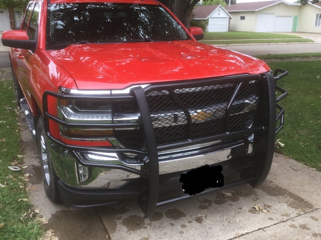 Barricade Modular Extreme HD Grille Guard; Black (14-18 Silverado 1500)