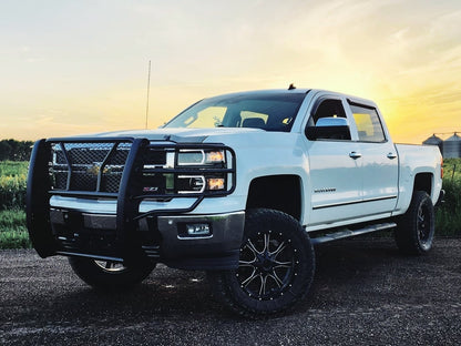 Barricade Modular Extreme HD Grille Guard; Black (14-18 Silverado 1500)
