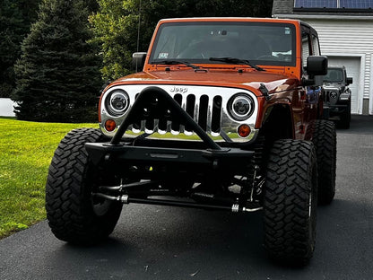 Barricade Stubby Winch Front Bumper with Stinger Bar (07-18 Jeep Wrangler JK)