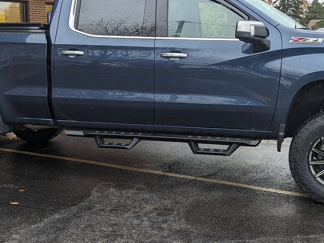 Barricade HD Overland Drop Side Step Bars (19-25 Silverado 1500 Crew Cab)