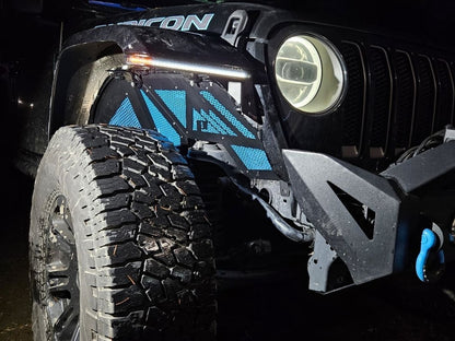 Barricade Gen2 Aluminum Front Inner Fender Liners (18-25 Jeep Wrangler JL)