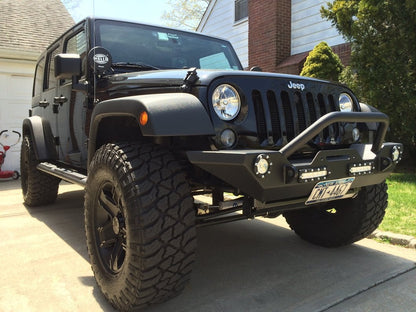 Barricade Trail Force HD Front Bumper with LED Lights (07-18 Jeep Wrangler JK)