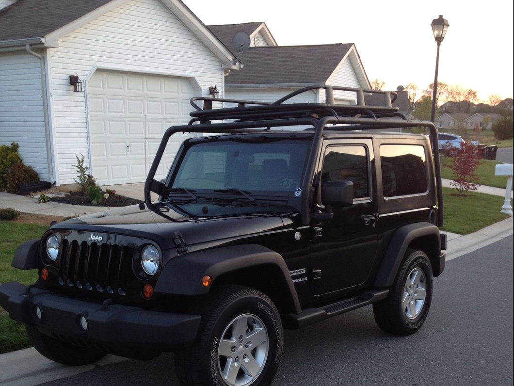 Barricade Roof Rack Basket; Textured Black (Universal; Some Adaptation May Be Required)