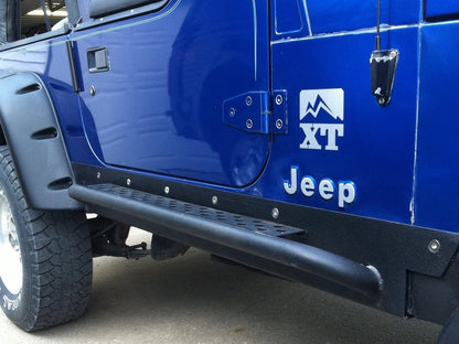 Barricade Rocker Guards with Step (87-95 Jeep Wrangler YJ)
