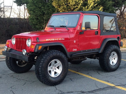Barricade Rocker Guards with Steps (97-06 Jeep Wrangler TJ, Excluding Unlimited)