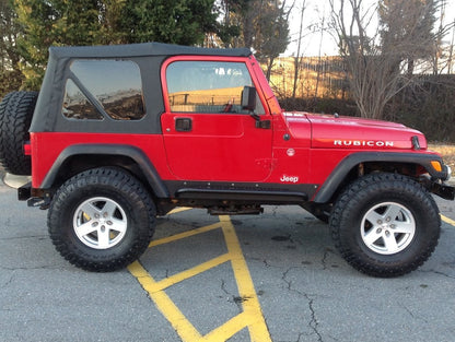 Barricade Rocker Guards with Steps (97-06 Jeep Wrangler TJ, Excluding Unlimited)