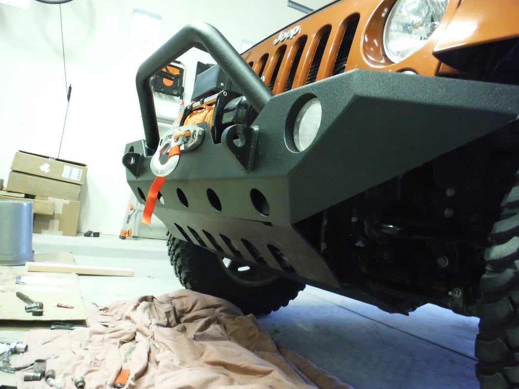 Barricade Skid Plate for Barricade Trail Force HD Bumper J20850 Only (10-18 Jeep Wrangler JK)