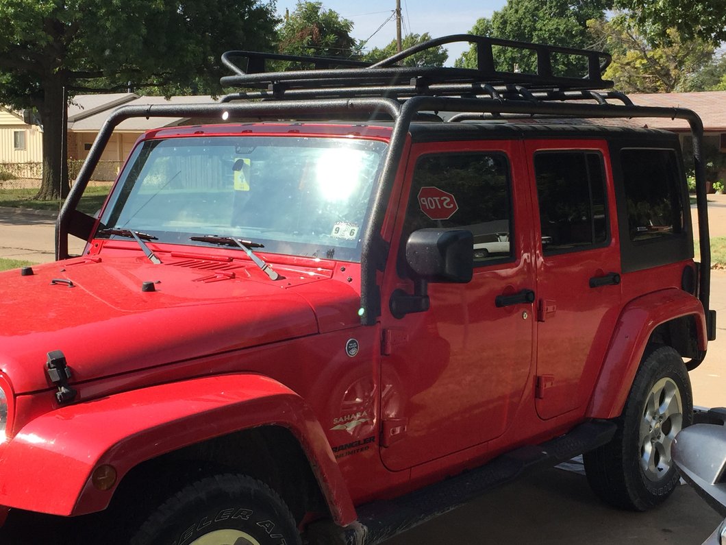 Barricade Roof Rack Basket; Textured Black (Universal; Some Adaptation May Be Required)
