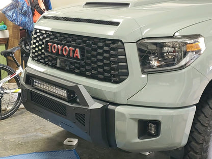 Barricade HD Stubby Front Bumper with 20-Inch Dual Row LED Light Bar (14-21 Tundra)