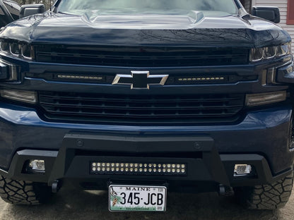 Barricade HD Stubby Front Bumper with Winch Mount (19-21 Silverado 1500)
