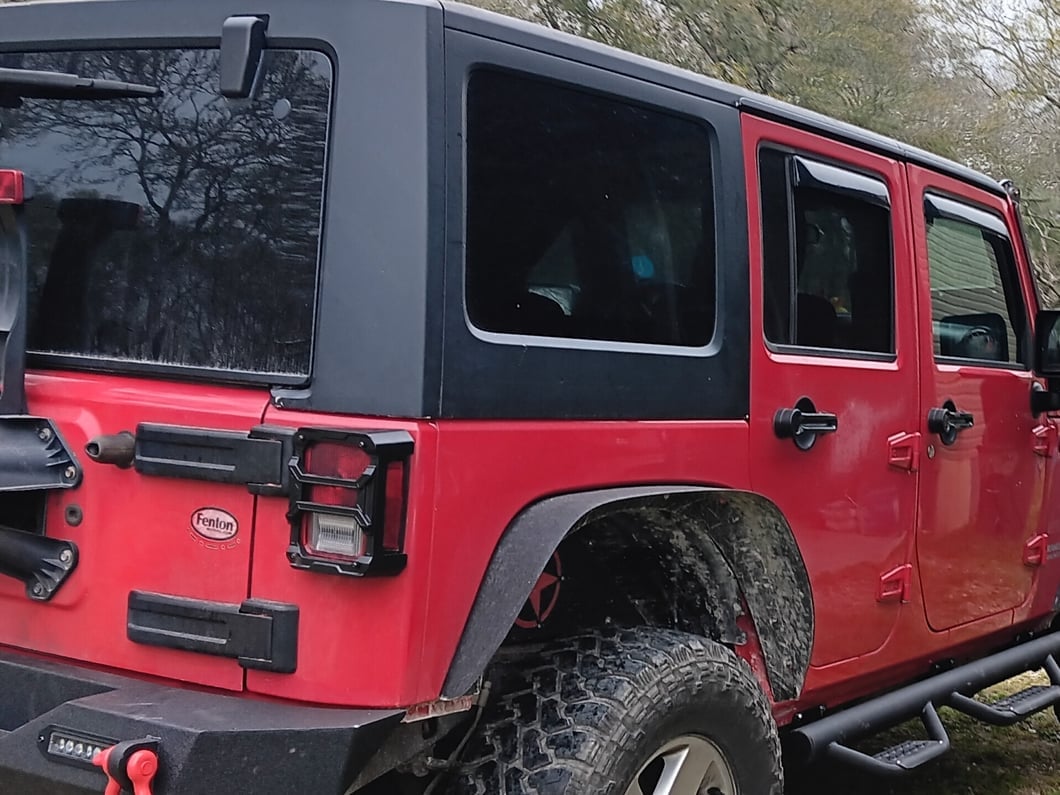 Barricade HD Aluminum Tail Light Guards (07-18 Jeep Wrangler JK)