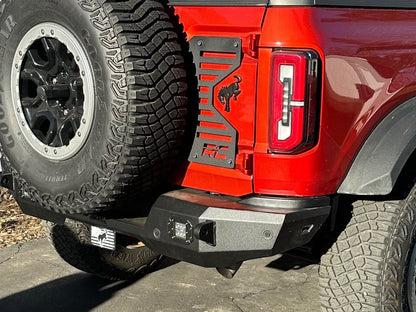 Barricade HD Rear Bumper with LED Fog Lights (21-25 Bronco, Excluding Raptor)