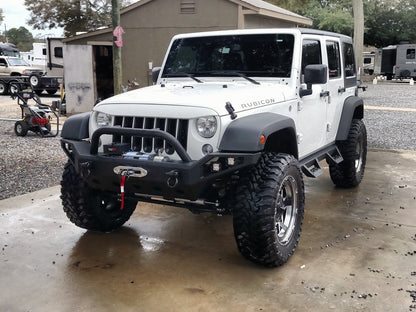 Barricade Trail Force HD Full Width Front Bumper with LED Lights (07-18 Jeep Wrangler JK)