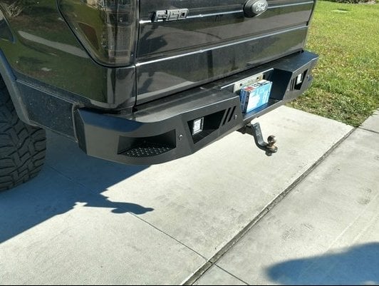 Barricade Extreme HD Rear Bumper with LED Fog Lights (06-14 F-150)