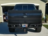 Barricade Extreme HD Rear Bumper with LED Fog Lights (06-14 F-150)