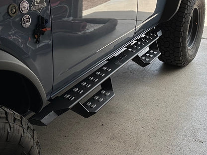 Barricade HD Overland Drop Side Step Bars (21-25 Bronco 4-Door)