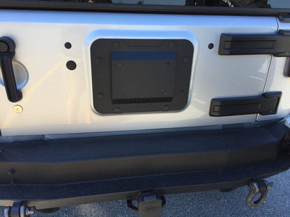 Barricade Spare Tire Delete with License Plate Mount (07-18 Jeep Wrangler JK)