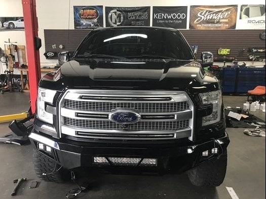 Barricade Extreme HD Front Bumper with LED Light Bar, Fog and Spot Lights (15-17 F-150, Excluding Raptor)