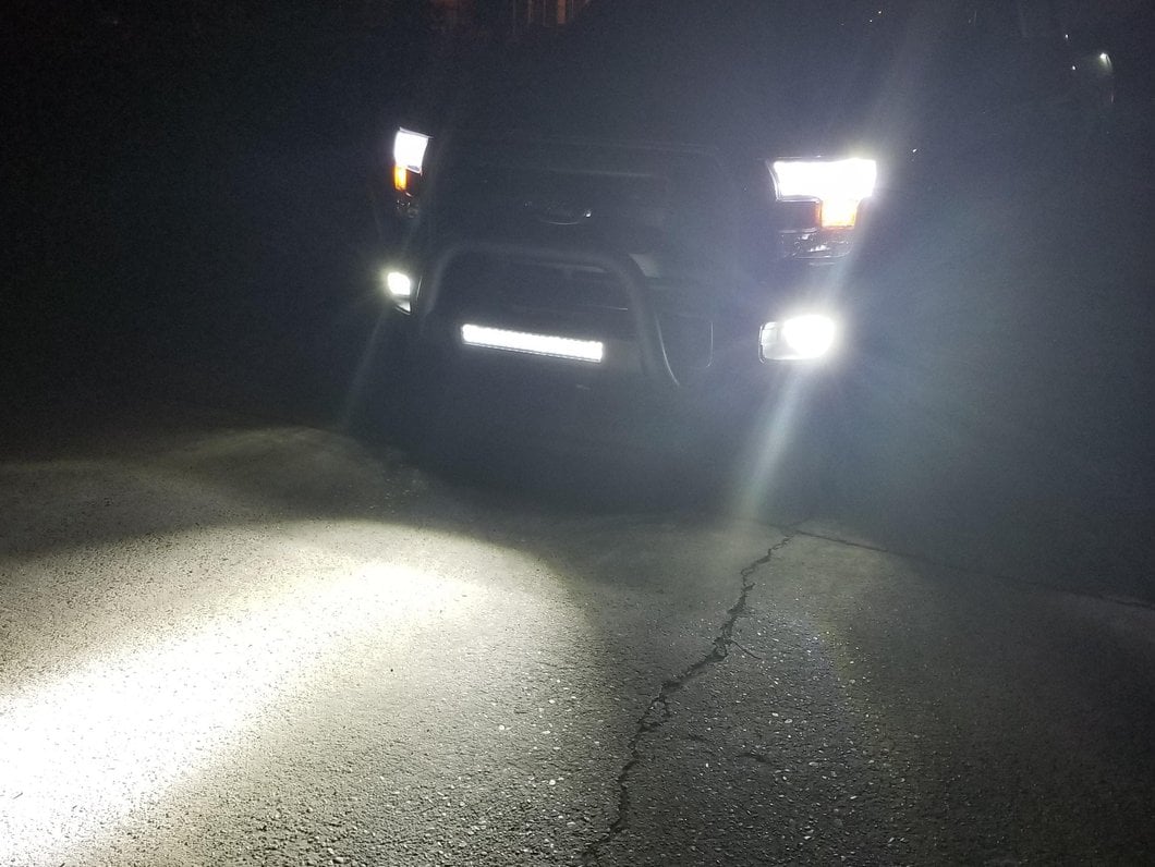 Barricade HD Bull Bar with Skid Plate and 20-Inch Dual-Row LED Light Bar; Textured Black (04-25 F-150, Excluding Raptor)