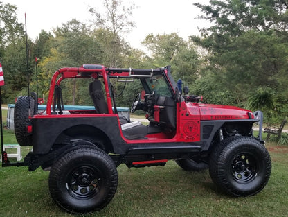 Barricade Rocker Guards with Steps (97-06 Jeep Wrangler TJ, Excluding Unlimited)