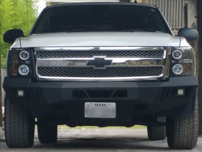 Barricade Extreme HD Front Bumper with LED Fog Lights (07-13 Silverado 1500)