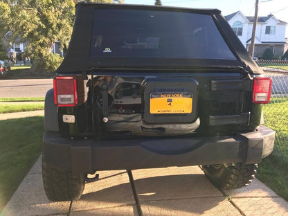Barricade Spare Tire Delete with License Plate Mount (07-18 Jeep Wrangler JK)