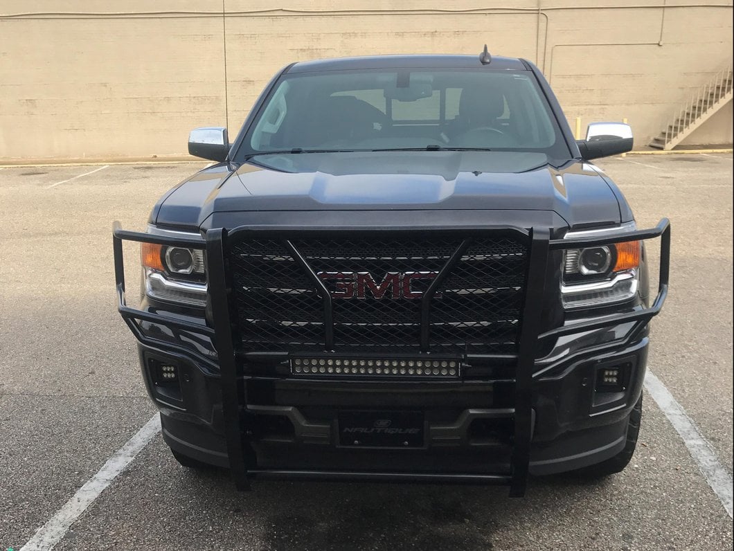 Barricade Extreme HD Grille Guard; Black (14-18 Sierra 1500)