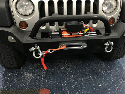 Barricade Trail Force HD Full Width Front Bumper with 9,500 lb. Winch (07-18 Jeep Wrangler JK)