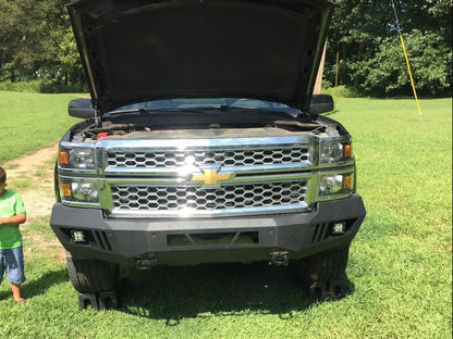 Barricade Extreme HD Front Bumper with LED Fog Lights (16-18 Silverado 1500)