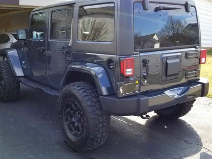Barricade Spare Tire Delete with License Plate Mount (07-18 Jeep Wrangler JK)