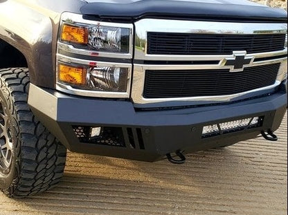 Barricade Extreme HD Front Bumper with LED Fog Lights (16-18 Silverado 1500)