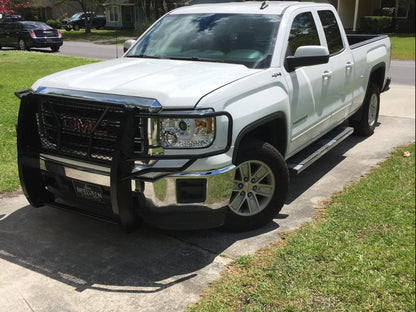 Barricade Extreme HD Grille Guard; Black (14-18 Sierra 1500)