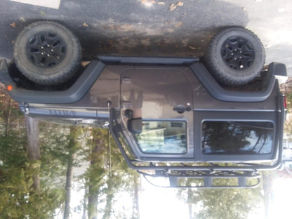 Barricade Roof Rack Basket; Textured Black (07-25 Jeep Wrangler JK & JL)