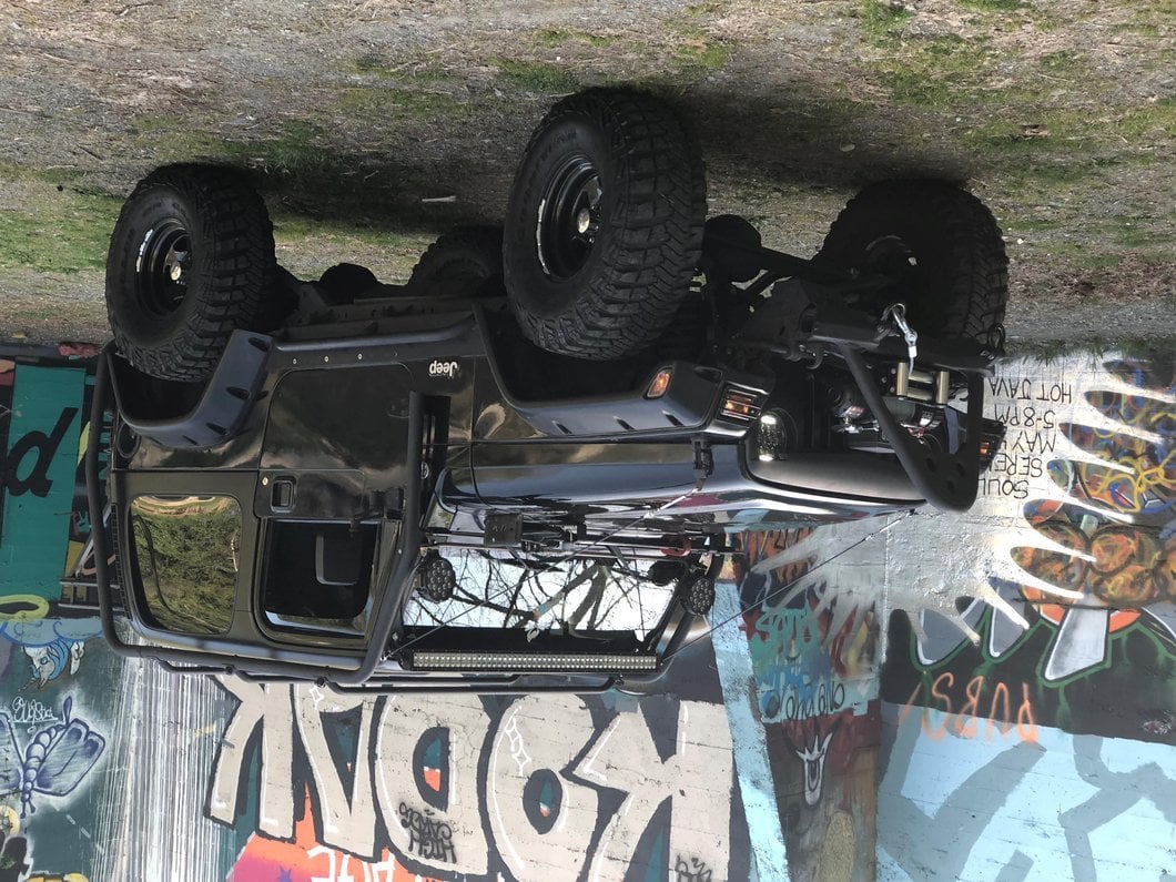 Barricade Roof Rack; Textured Black (97-06 Jeep Wrangler TJ, Excluding Unlimited)