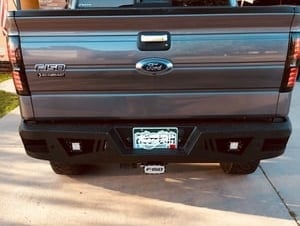 Barricade Extreme HD Rear Bumper with LED Fog Lights (06-14 F-150)