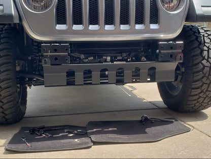 Barricade Skid Plate for Factory Bumpers Only (18-25 Jeep Wrangler JL)