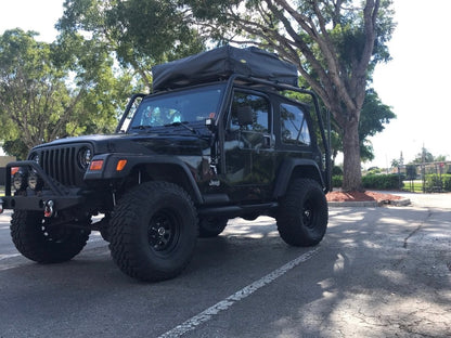 Barricade Roof Rack; Textured Black (97-06 Jeep Wrangler TJ, Excluding Unlimited)