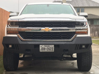 Barricade Extreme HD Front Bumper with LED Fog Lights (16-18 Silverado 1500)